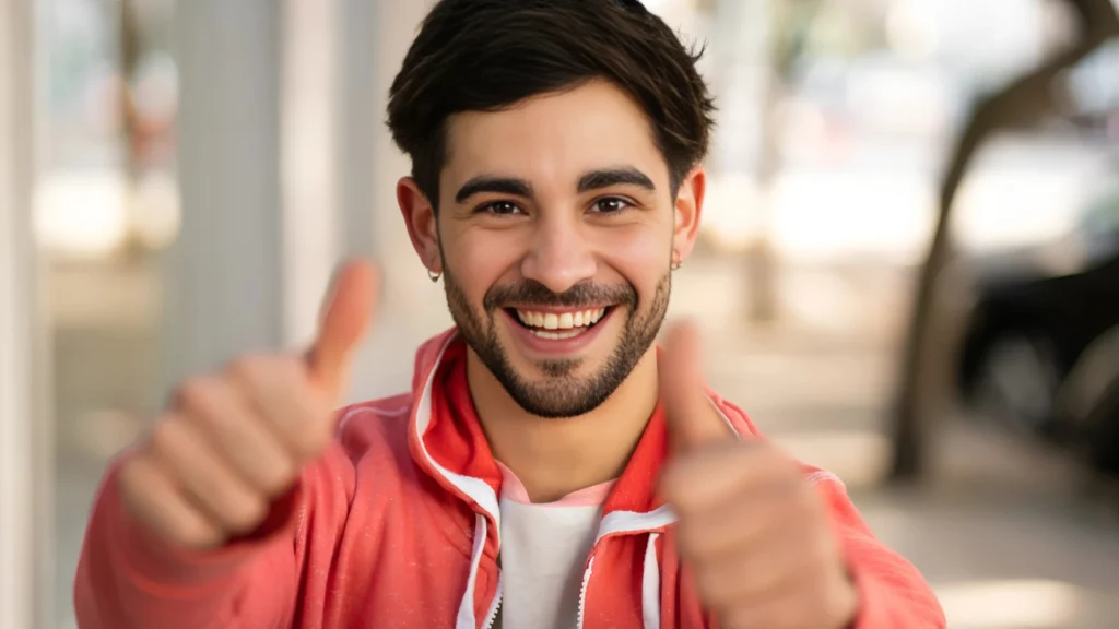 A-man-smiling-with-thumbs-up-signifying-optimism-in-facing-the-Challenges-of-Mental-Health-and-Obesity