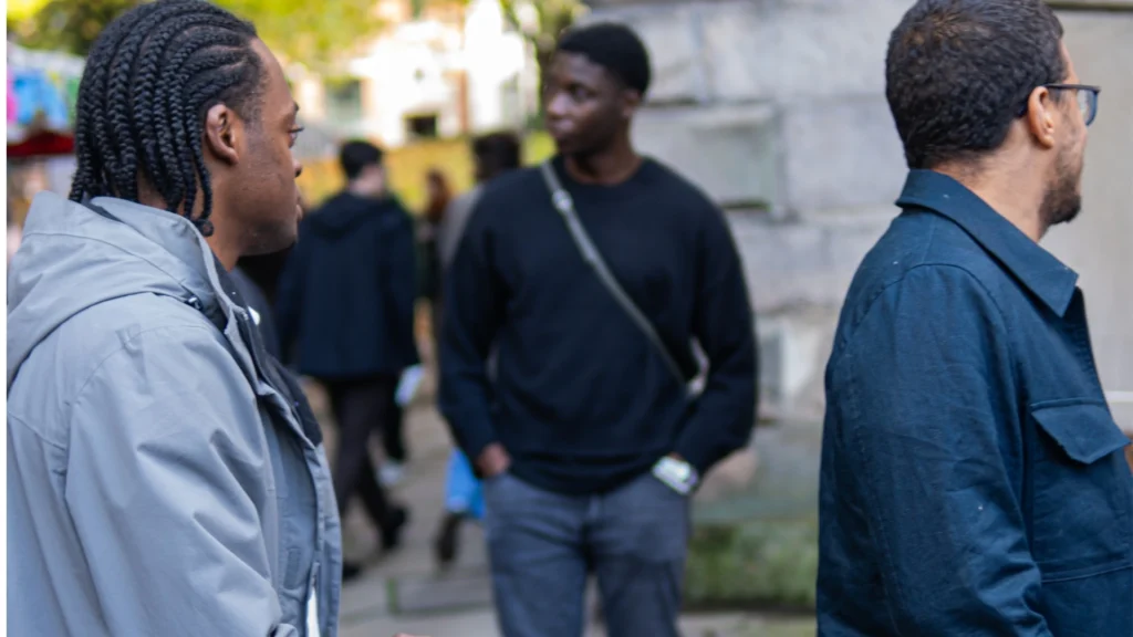 MPC-members-gathering-outdoors-engaged-in-conversation-taking-One-Step-at-a-Time-for-mental-wellbeing