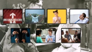 A-collage-of-different-moments-relating-to-self-esteem-communication-and-connections