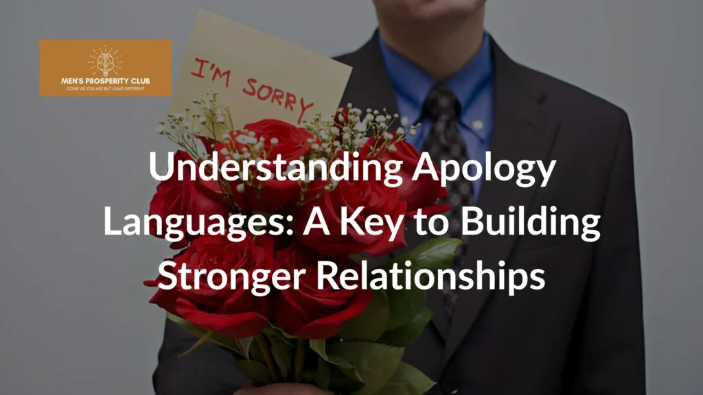 A-man-holding-roses-and-an-apology-note-representing-Apology-Languages