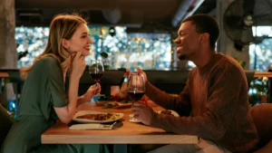 Couple-enjoying-romantic-dinner-exemplifying-Relationship-Rules