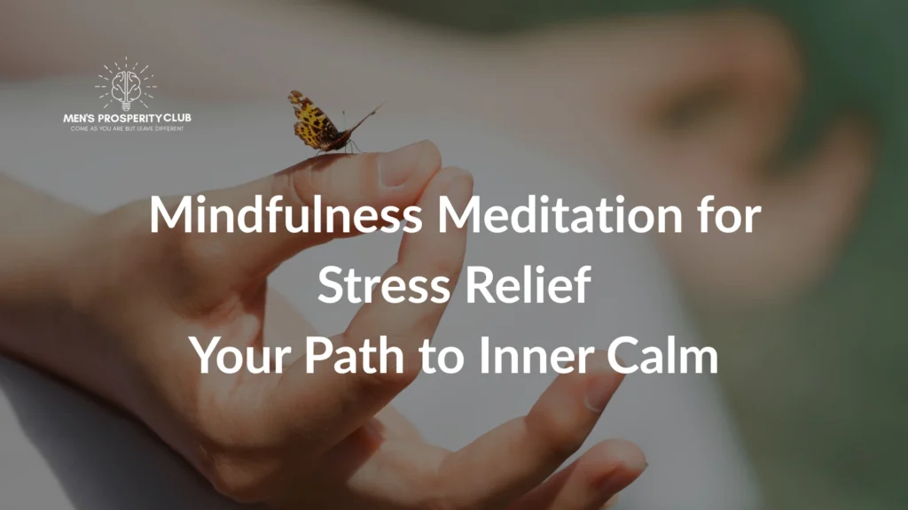 Mindfulness-Meditation-for-stress-relief-with-butterfly-on-hand