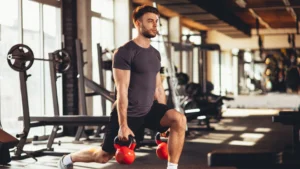 Physical activity Strength training in the gym for mental wellness