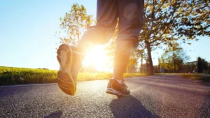 Physical activity through running outdoors for mental health benefits