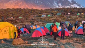 Kilimanjaro-Journey-Tents-set-up-at-the-base-camp